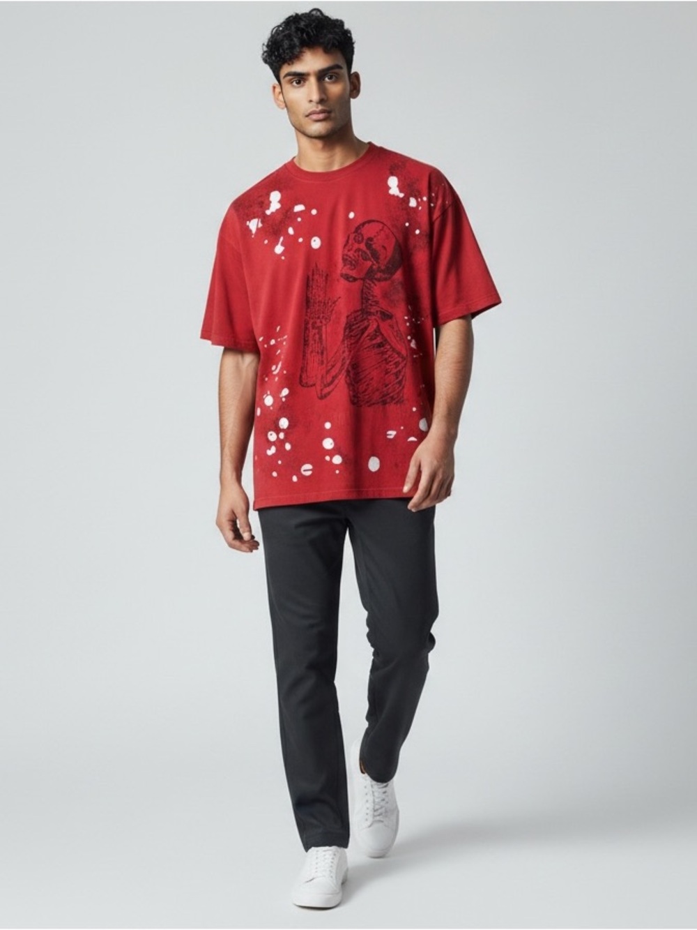 Encrypted Supply Company Graphic Skull T-Shirt